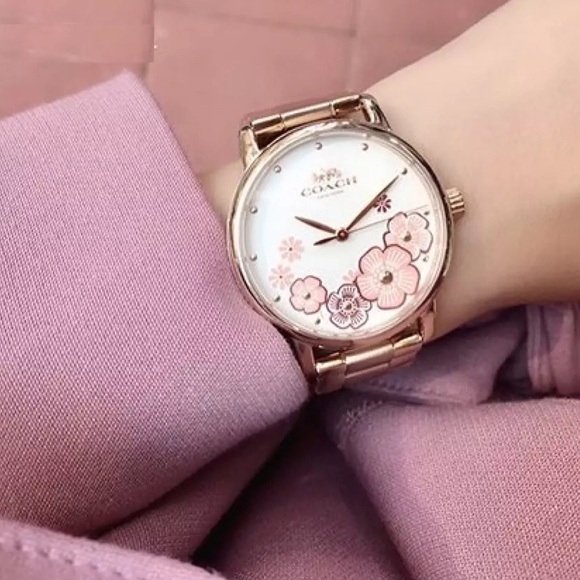 Coach Accessories - Coach Tea Rose Watch